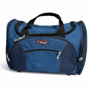 Calpak Blue and Black Duffel Bag for Men